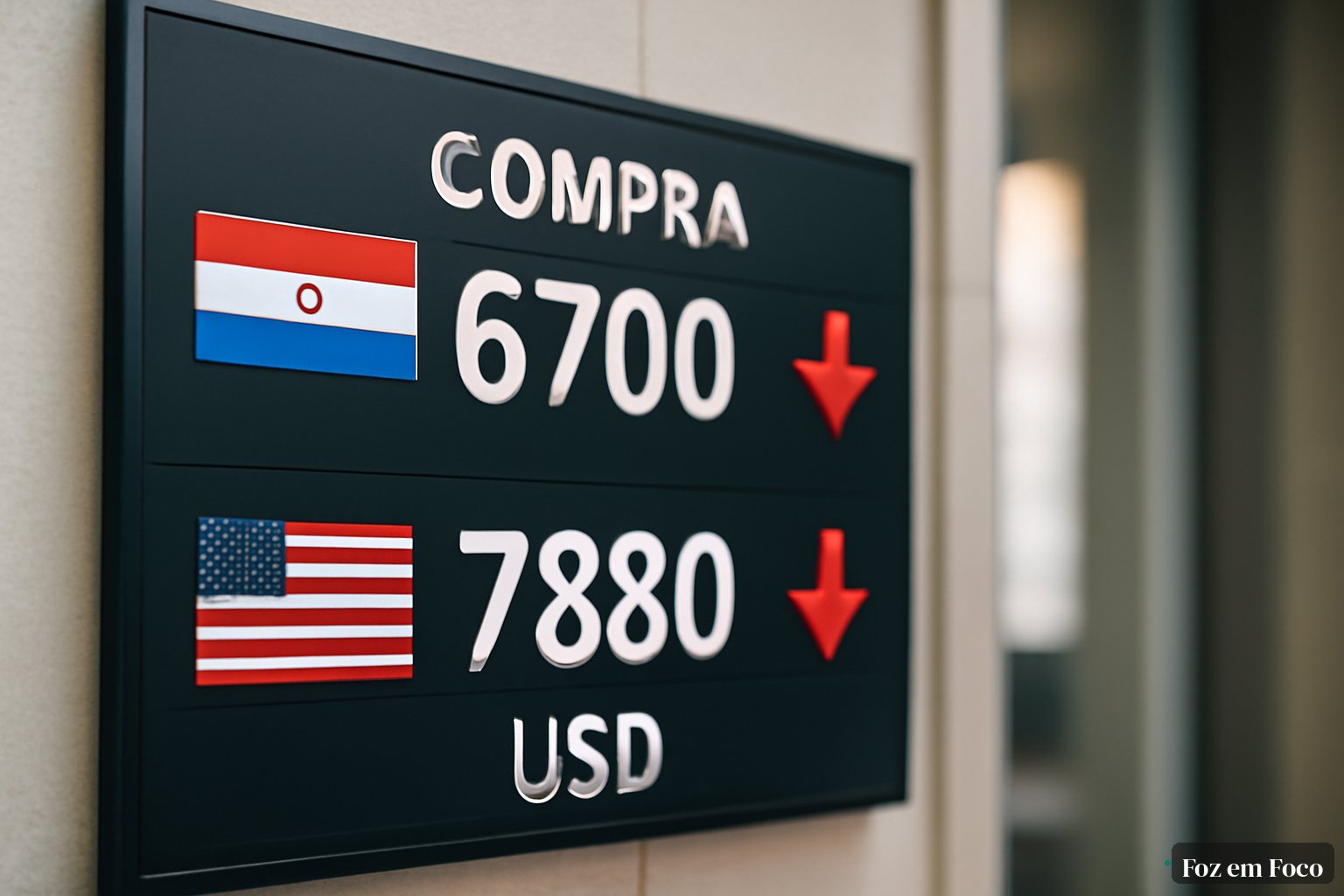 Dólar cai abaixo de 6 mil guaranis no Paraguai