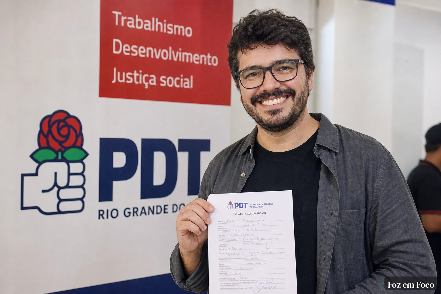 PDT homologa Giovani Fagundes como candidato a deputado estadual