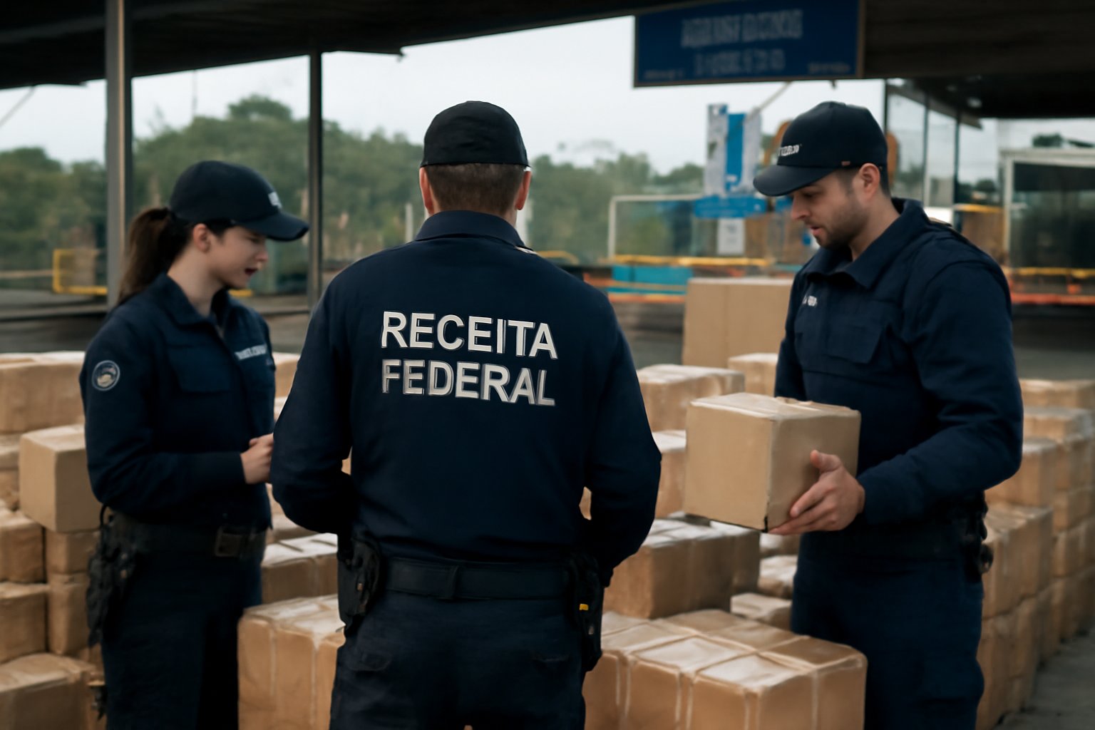Receita Federal apreende mais de mil ampolas de emagrecedores na Ponte da Amizade